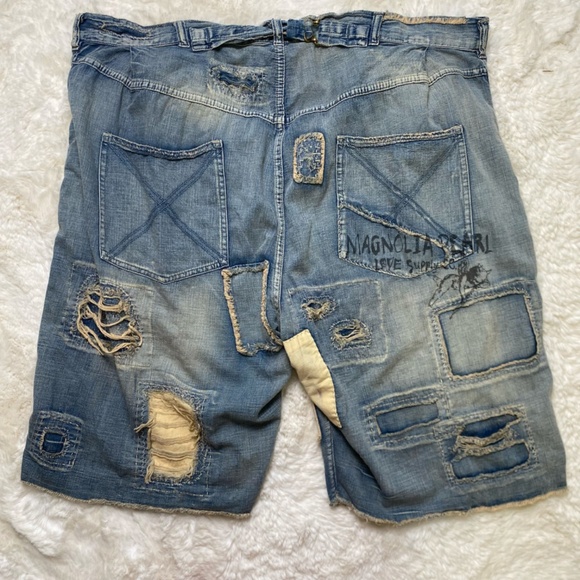 Magnolia Pearl Miner Denim Shorts Women's One Size - Picture 8 of 11